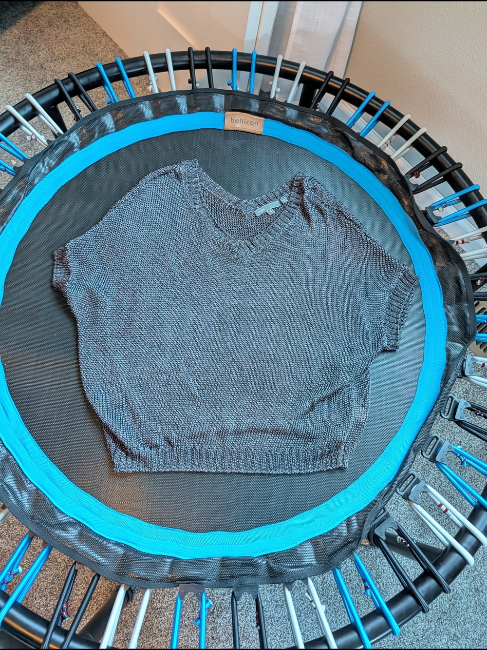 Vince Short-Sleeve Metallic Green V-Neck Sweater